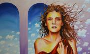 Tavasz, 1992, olaj, farost, 70x100 cm