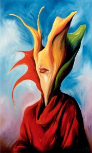 Portré 4, 1996, olaj, vászon, 60 x 100 cm
