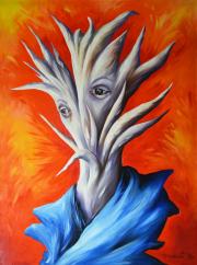 Portré 9, 1996, olaj, vászon, 66 x 88 cm