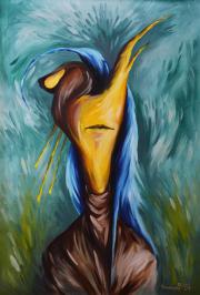 Portré 17, 1997, olaj, vászon, 70 x 100 cm