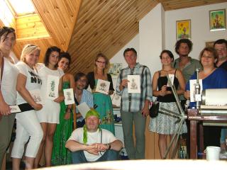 Zárókiállítás után a műtermemben