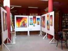 Kiállítás a Wigner Középiskola könyvtárában