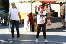 Teleki Clara szervezővel