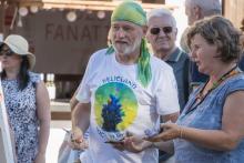 Látványfestés Simon Tündével, Képzőművészeti Utcafesztivál, Eger