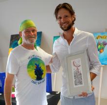 Ifjabb Lőrincz Györggyel a megnyitón